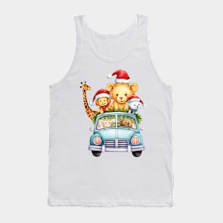 Christmas Animal Safari #3 Tank Top